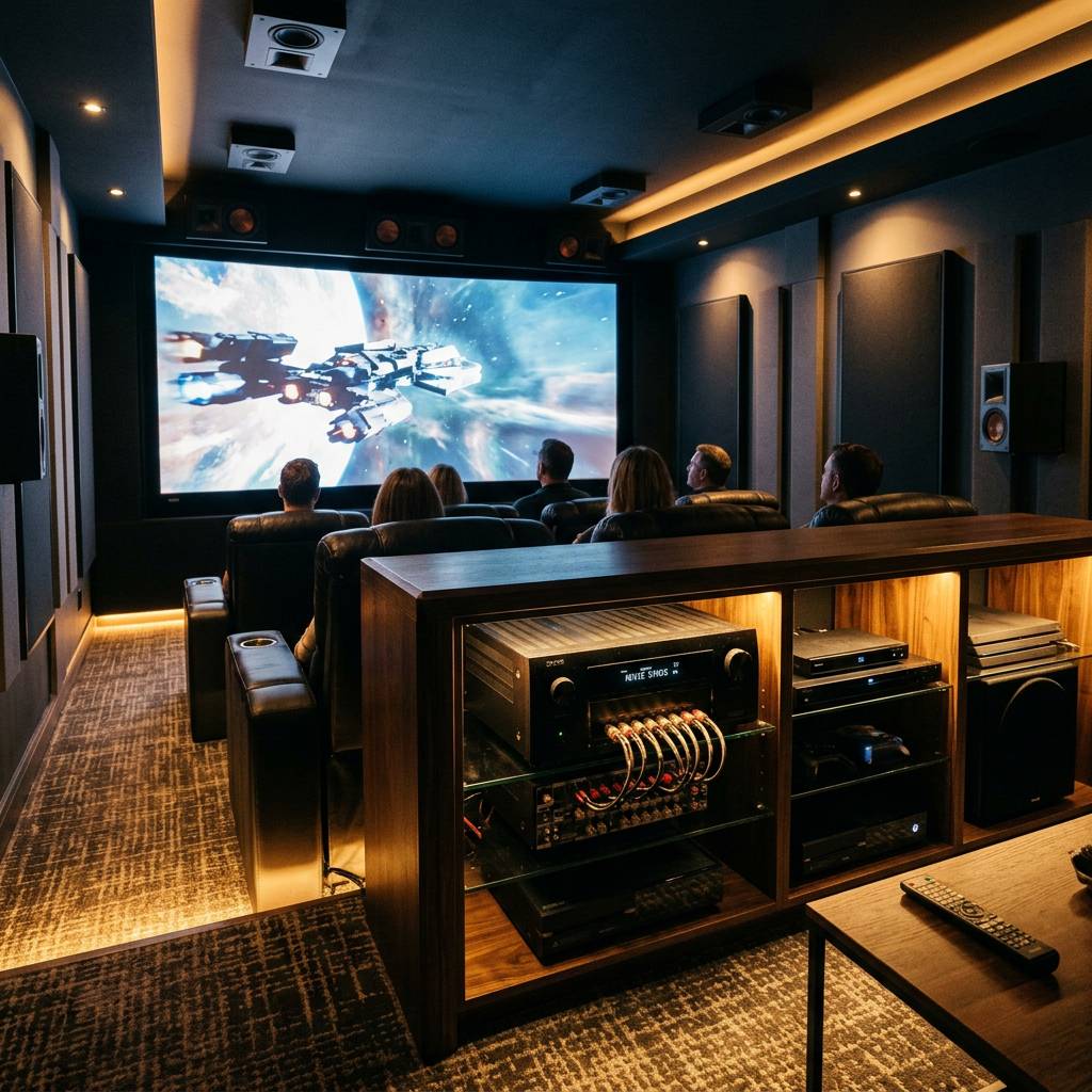 Modern Home Cinema Setup